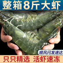 罗氏虾沼虾新鲜大虾速冻大头鲜虾巨型基围虾超大海鲜水产鲜活虾类