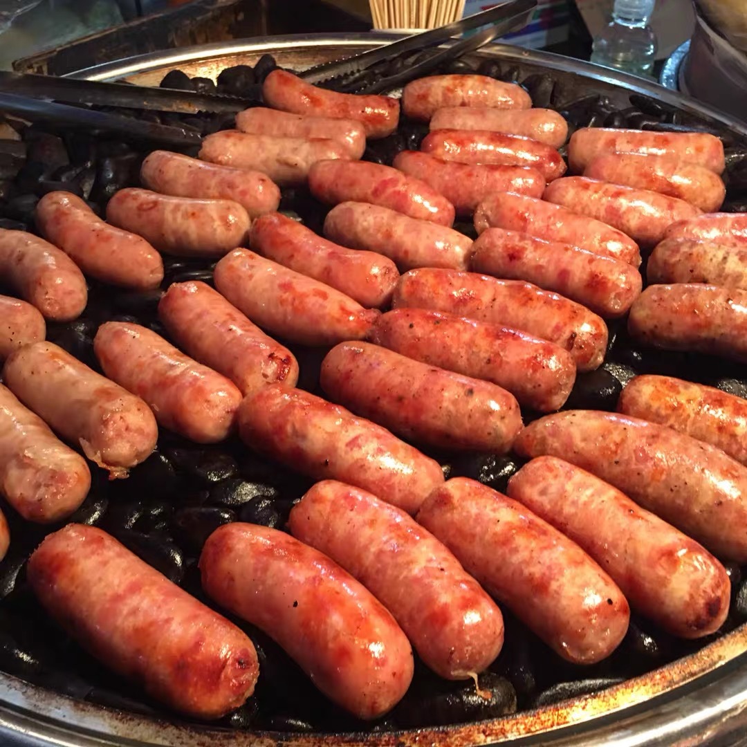 大号烤肉肠火山石烤肠*支 商用猪肉肠道地肠台式脆皮肠热狗