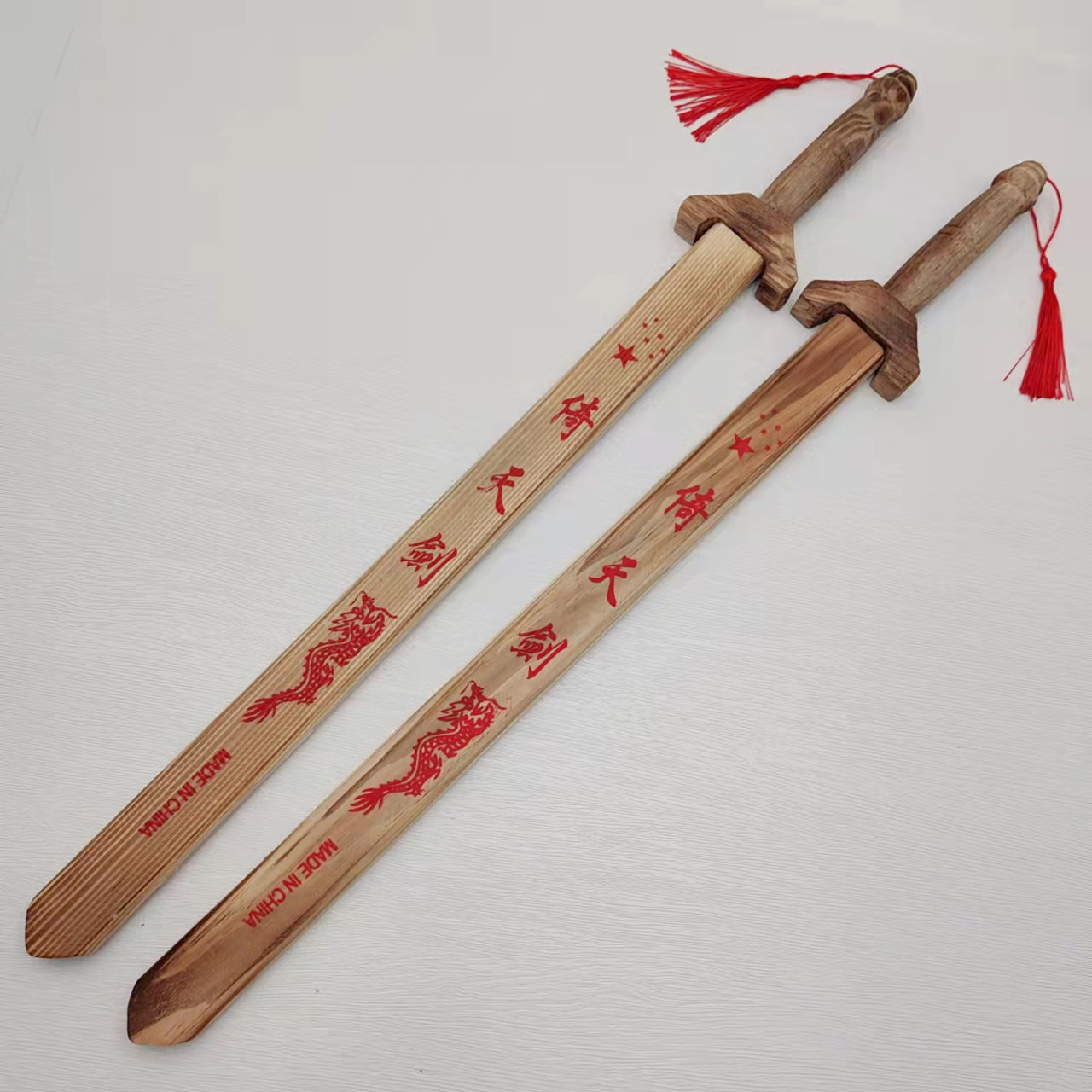 6万件木制双管木枪 木头枪短枪 木质手枪 儿童玩具枪 景点批发￥2.