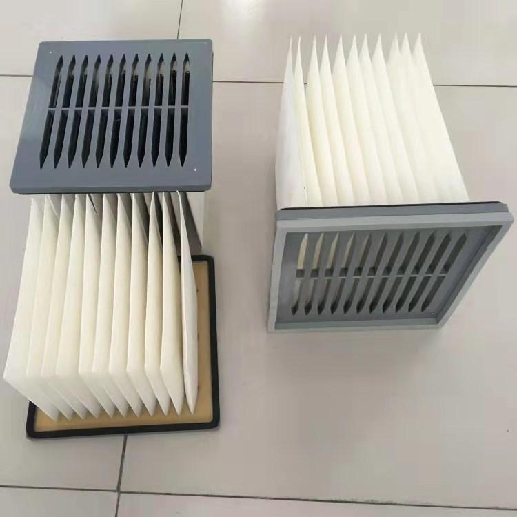 地坪研磨机除尘滤芯 塑料工业吸尘器滤芯 方形除尘袋式滤框滤芯