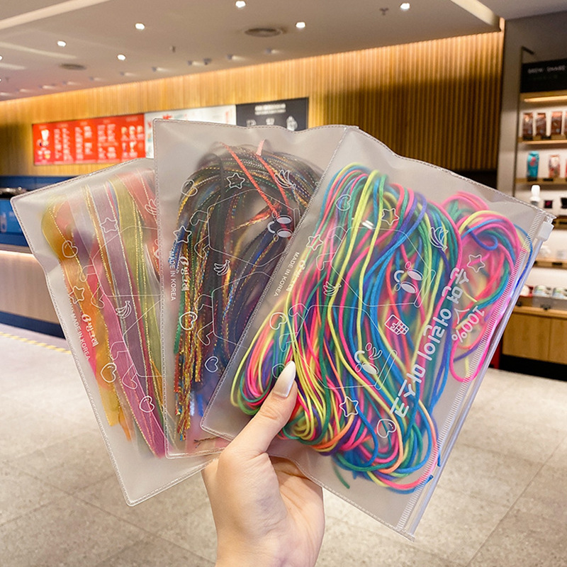 Braided Hair Color String Children Hair Braiding Colorful Ropes Female Braid Dirty Braid Hair Rope Braid Hair Band Rainbow Color Dirty Braid Hair Rope