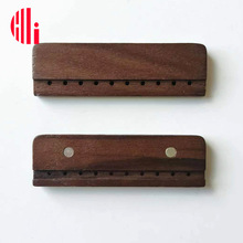 木夹片 榉木实木打孔夹片非洲木料DIY手工材料包包口金木夹子