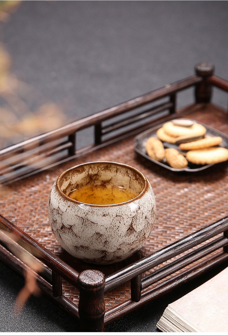 厂家批发窑变陶瓷茶杯功夫茶具主人杯喝茶茶盏单个活动赠品品茗杯