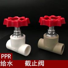 联塑灰色PPR截止阀闸阀20-110mm联塑白色PPR截止阀