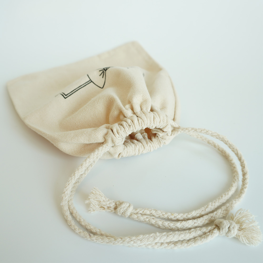 棉布抽绳袋棉麻布束口袋肥皂包装袋防尘帆布袋礼品收纳袋可印logo