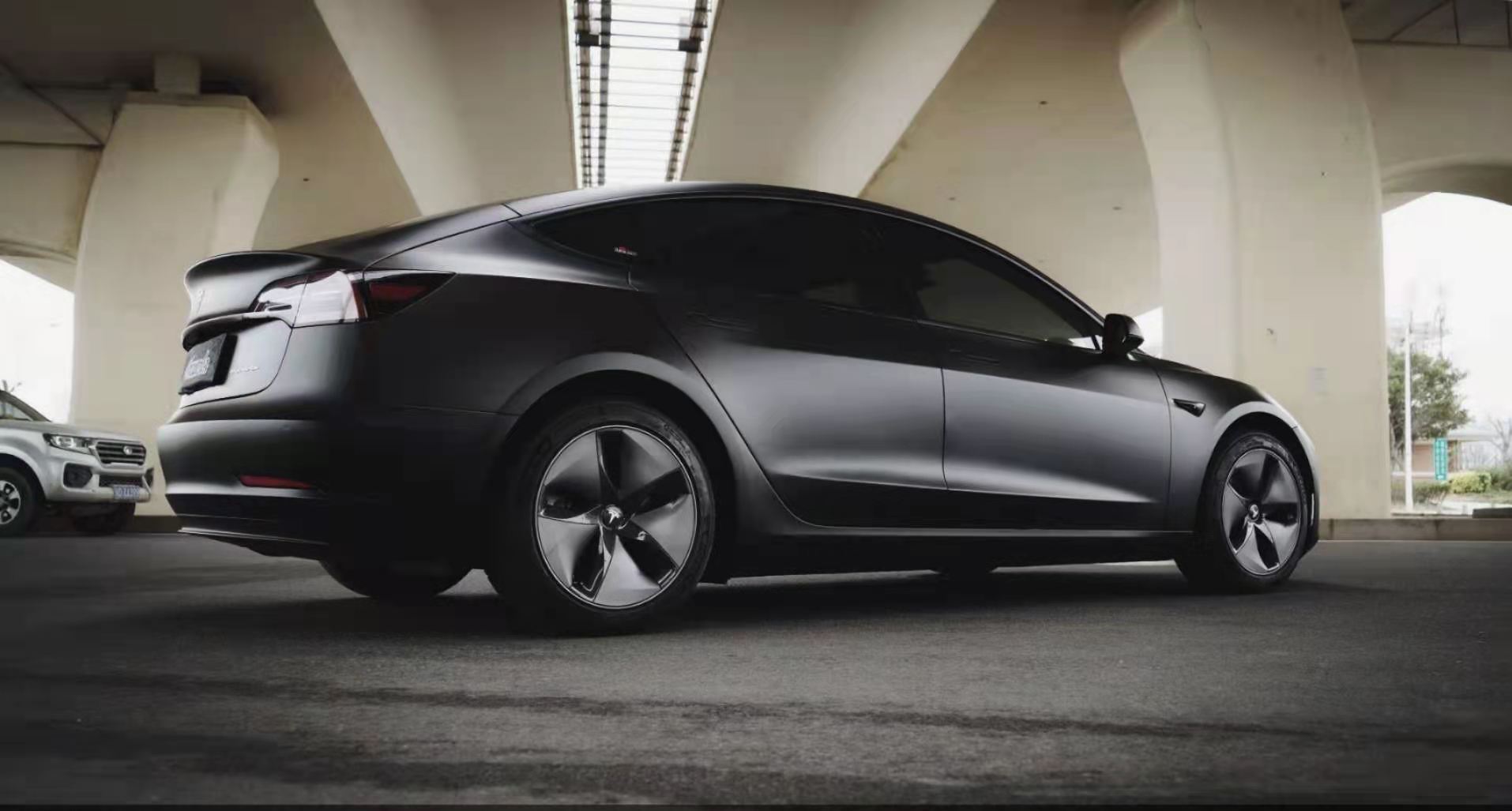 亚光黑贴膜车身亚光磨砂黑改色膜黑色车膜汽车改色膜武士黑电光黑