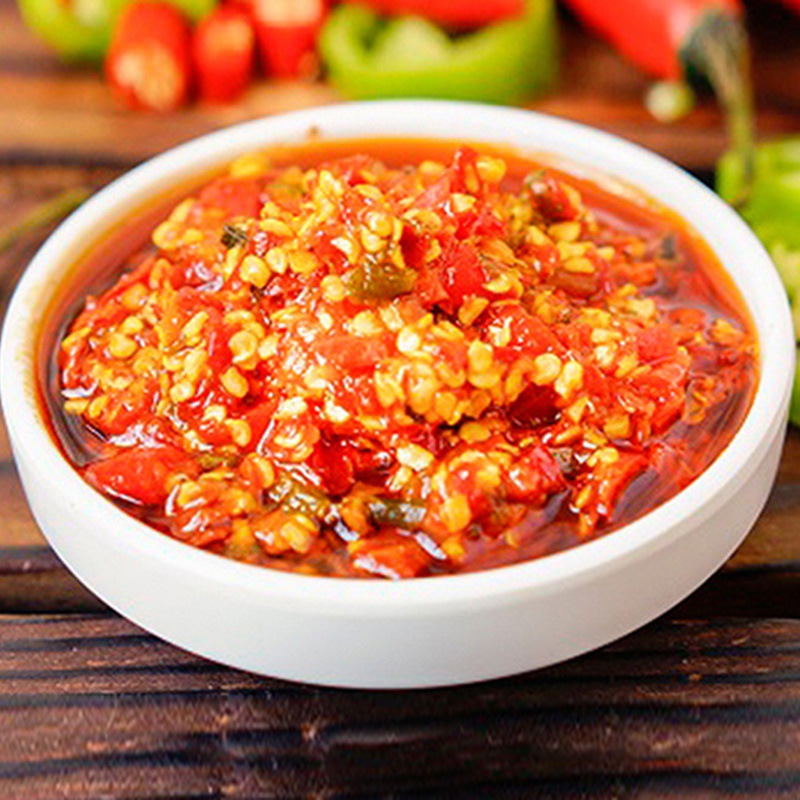 火辣辣剁椒辣椒酱500g 湖南下饭菜拌饭拌面辣酱商用辣椒调味酱