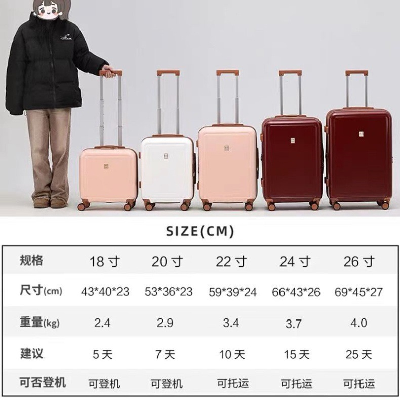 myer复古陪嫁拉杆箱红色行李箱结婚旅行箱化妆包静音万向轮子母箱