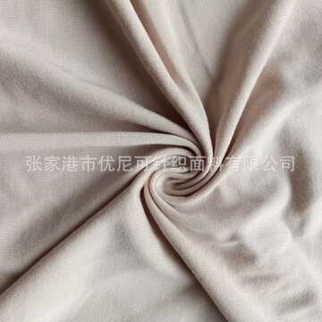 莫代尔棉氨纶汗布 晴纶弹力针织平布 运动服内衣t恤用纬编面料