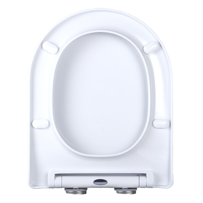 Household Universal Toilet Cover U-Shaped Top Slow down Toilet Cover Plate Quick Release Plastic Thickened Closestool Fittings