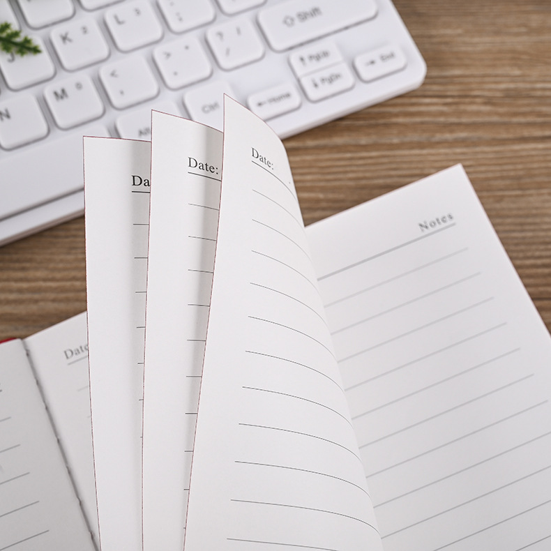 商务羊巴皮笔记本工作办公记事本商务会议记录日记本子加印logo