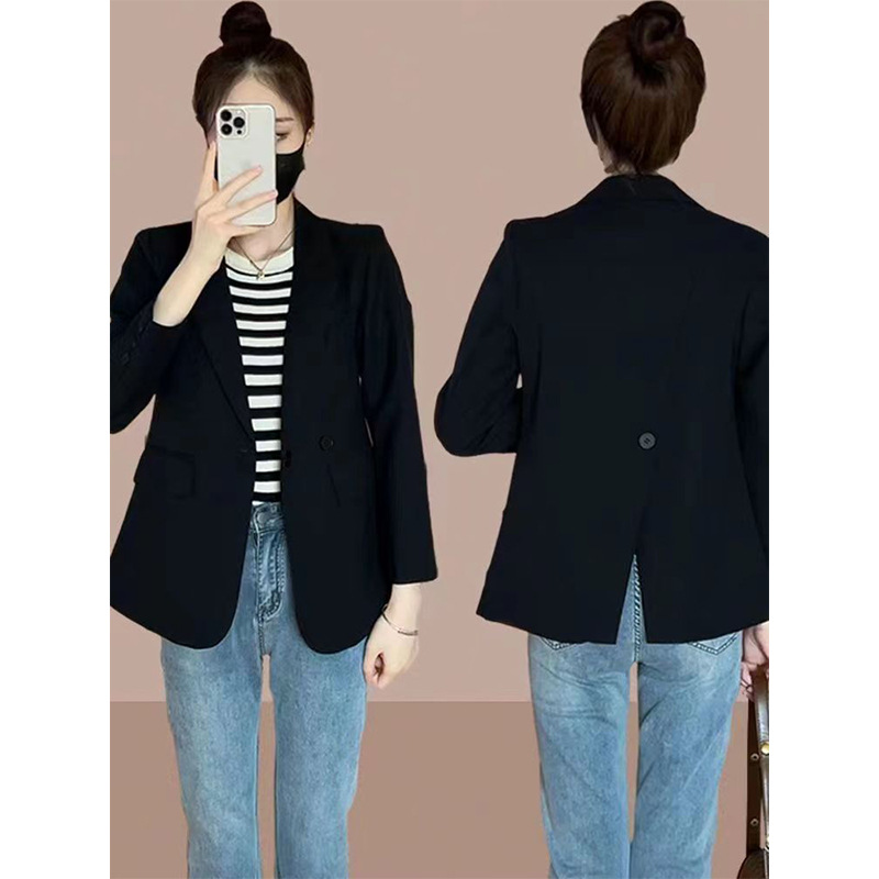 小个子穿搭职业小西服女春季新款减龄设计感上衣时尚气质西装外套
