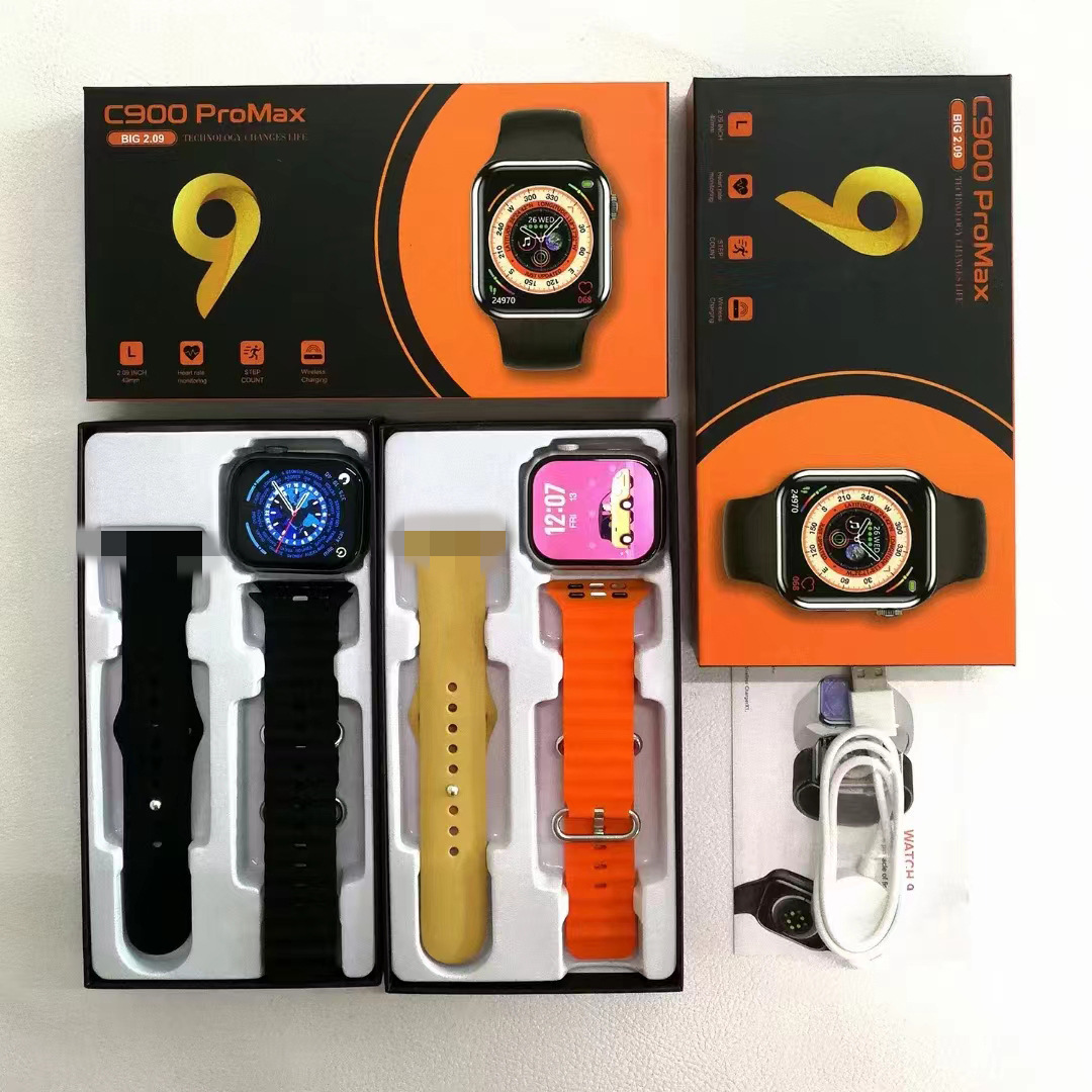 Cross-Border Huaqiang North S9 Smart Watch Watch9 Smart Watch Wireless Charger Bluetooth Calling Business Sports Watch