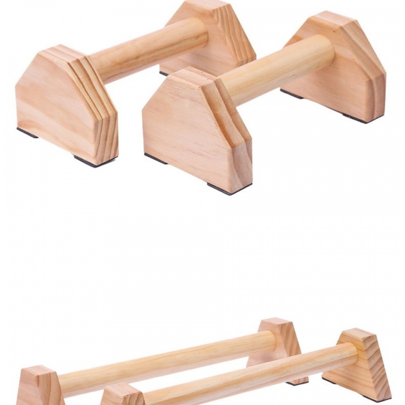 包邮俯卧撑俄式挺身架木质单双杠倒立架练习实木制俄挺俯卧撑支架