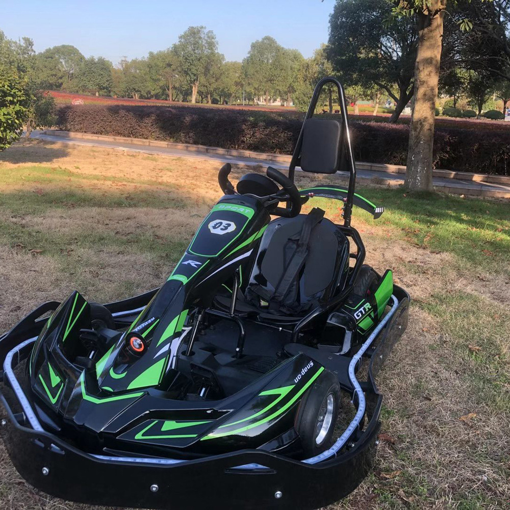 时速60的成人赛道卡丁车 电动广场游玩漂移车 竞速款游玩车-阿里巴巴