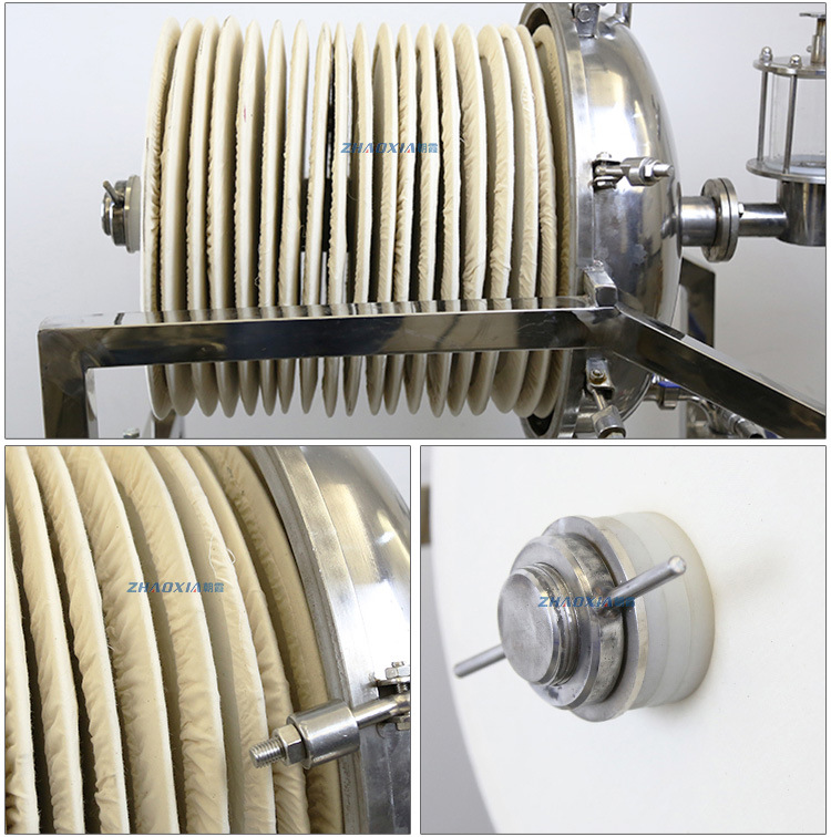 硅藻土过滤器 白酒催陈机 红酒过滤机卫生级不锈钢葡萄酒酿造设备