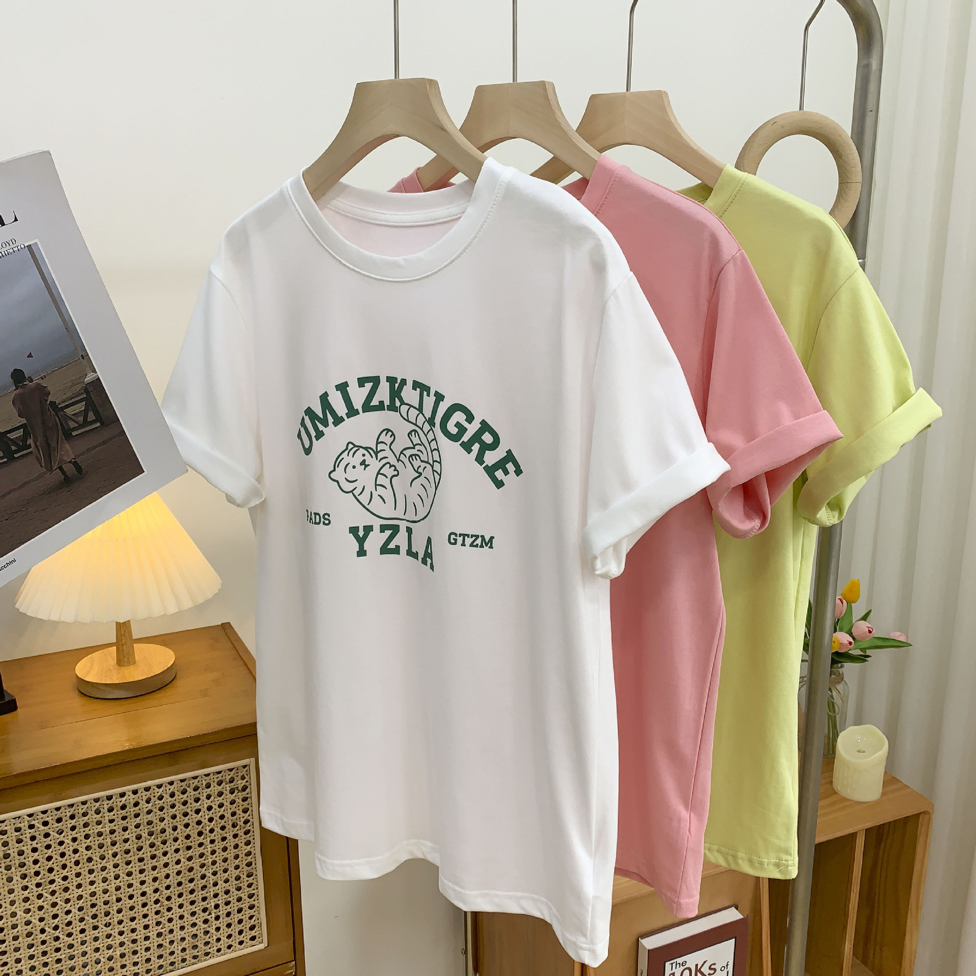 女装时尚 爆款短袖1元2元3元服装批发体恤衫夏女新款t恤地摊外贸