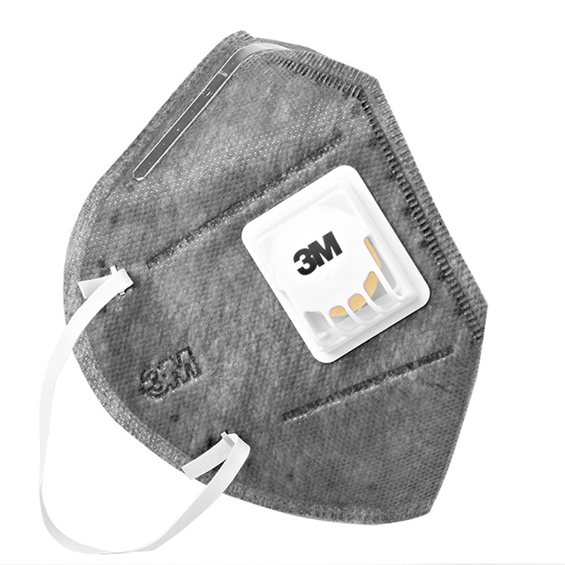 3m9541v口罩活性炭防烟雾霾装修防尘kn95气工业粉尘9542v防尘口罩