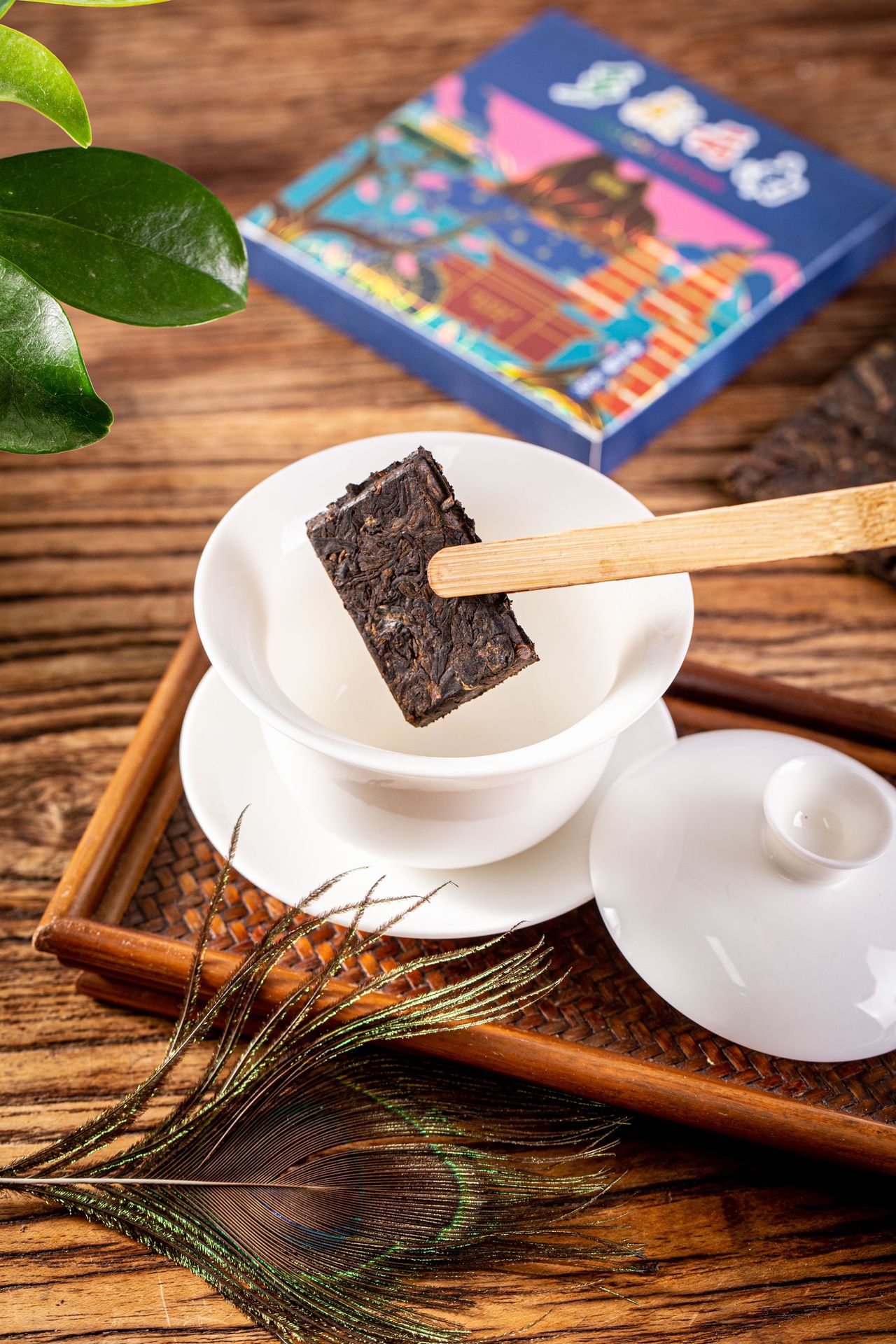 礼茶来袭 礼盒装普洱生茶熟茶 白茶 陈皮普洱茶 方片紧压茶小包装