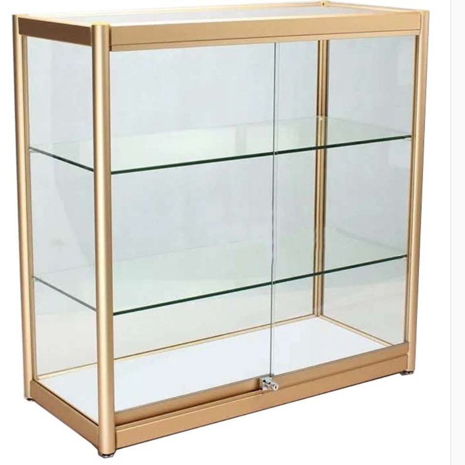玻璃柜台精品商品展柜珠宝银饰展示柜吧台甜点柜奖杯柜透明玻璃柜
