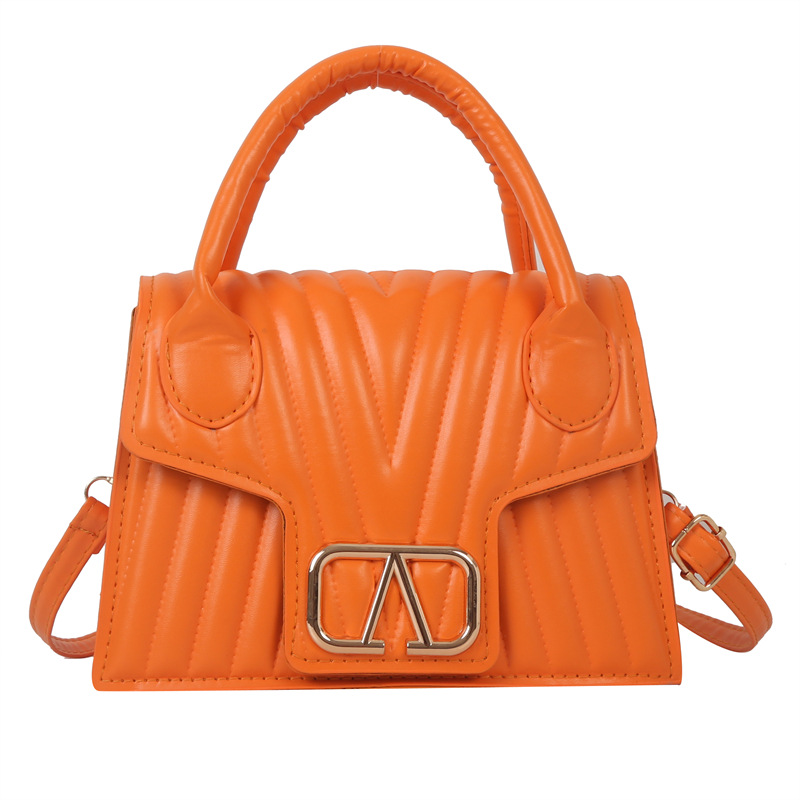 Niche Textured Handbag Bag Women's Bag 2023 Summer New Rhombus Embossed Shoulder Bag Fashion Casual Messenger Bag
