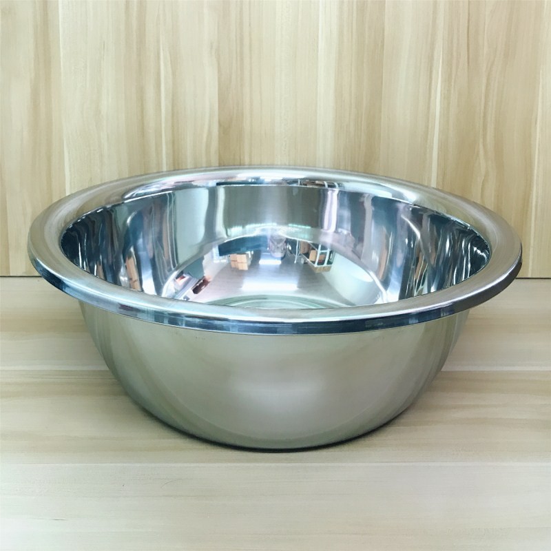 Factory Activity 45-80cm Reverse Side Bucket Non-Magnetic Stainless Steel Washbasins Basin Dishpan Laundry Quilt Basin