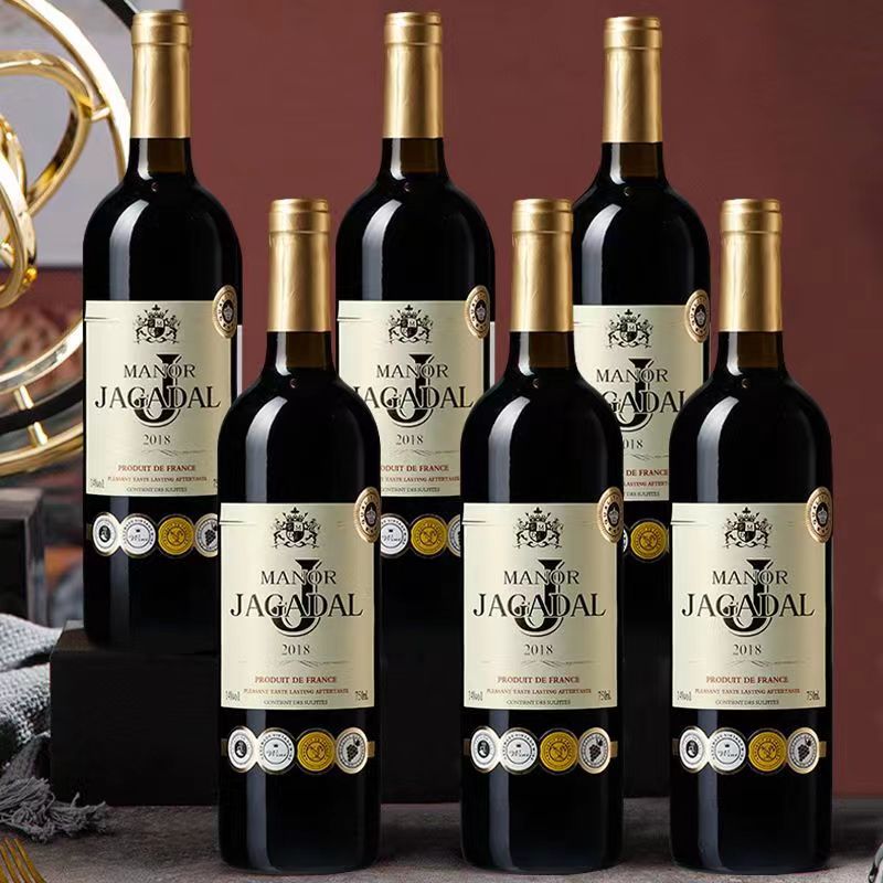实体批发法国进口红酒礼盒装干红葡萄酒伴手礼代理酒水包邮