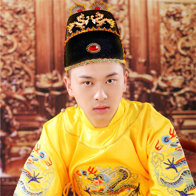 明朝皇帝服装龙袍男皇上古装官服大臣汉服刺绣中国风王爷演出戏服