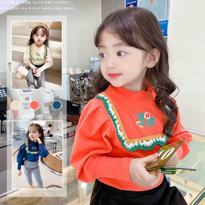 万勒斯包邮女童t恤短袖纯棉2022新款洋气夏款童装潮儿童上衣夏季包邮