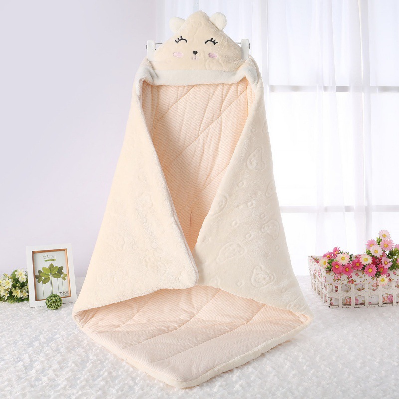 新生儿包被产房婴儿抱被秋冬加厚初生宝宝包裹被子巾棉四季通用