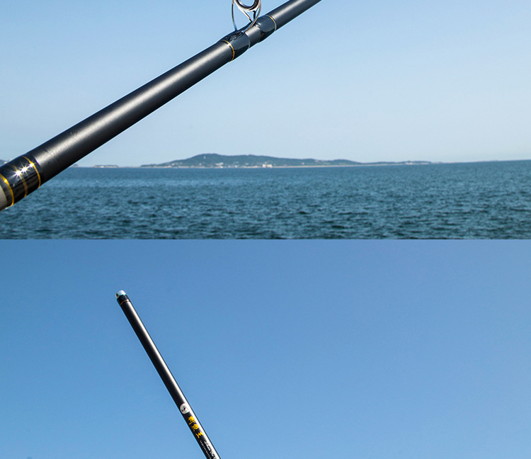 厂家批发斩鱼王二代轻锚竿可视锚鱼竿三节超硬巨物锚杆抛竿远投竿