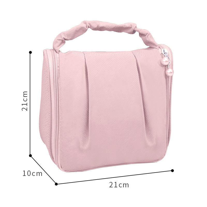 Live Broadcast Same Style Cosmetic Bag New Internet Celebrity Hand Holding Dual-Use Bag High Sense Large Capacity Storage Bag Travel Personal Hygiene Bag