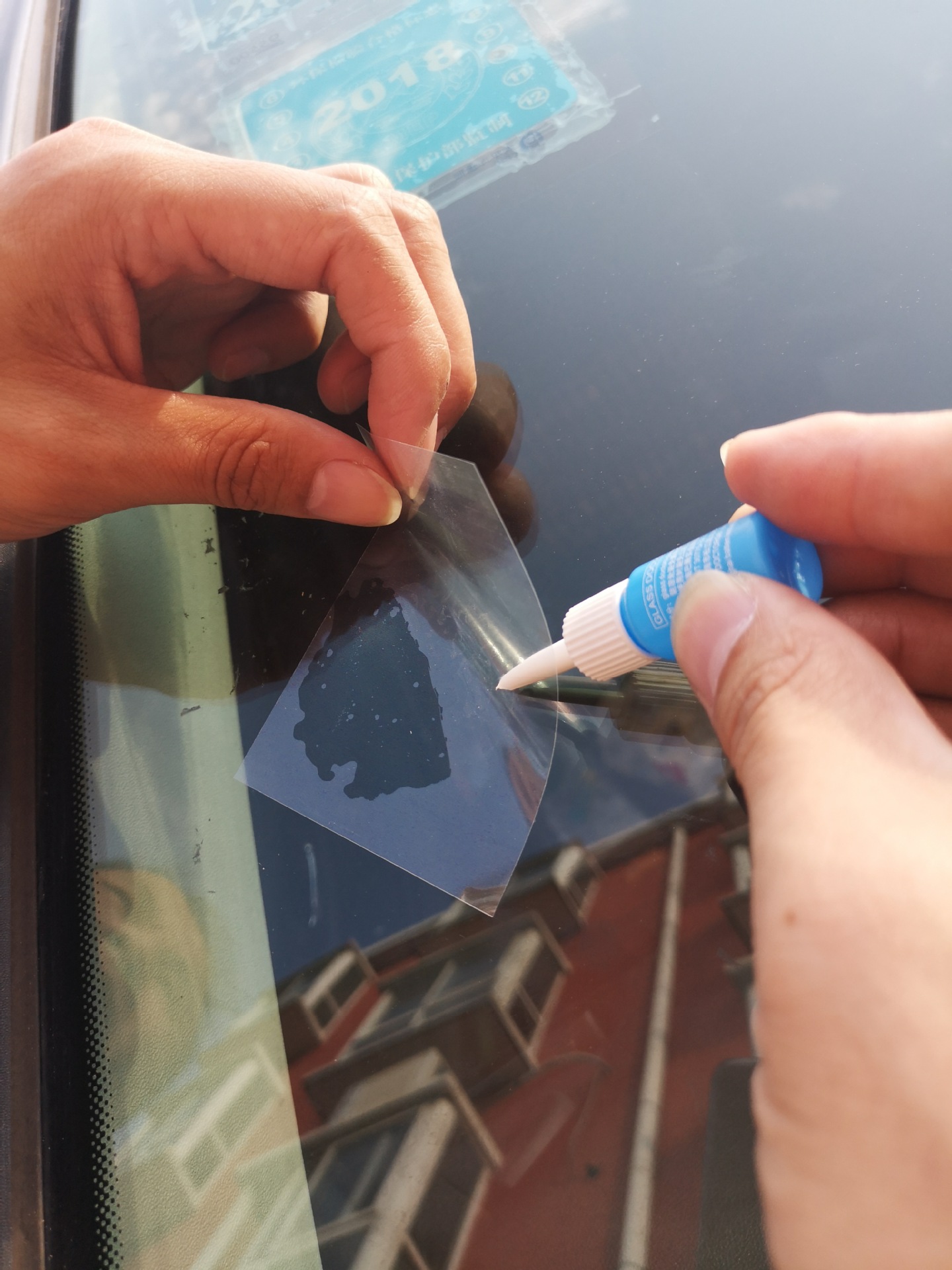 汽车玻璃修复液修补前挡风长裂纹裂痕裂缝风挡划痕还原剂去痕胶水