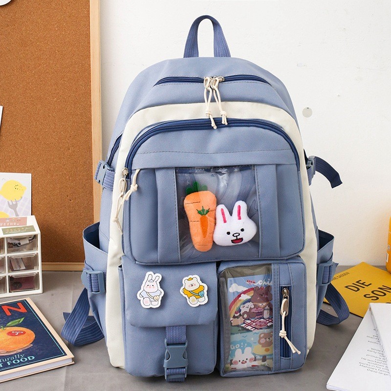 Schoolbag Female Lightweight Primary School Student Cute Summer Three to Grade Five, Grade Six Girls Large Capacity Children Backpack Backpack