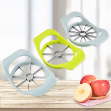 厂家现货创意不锈钢苹果切 去核水果分割器 厨房工具pp塑料切果器