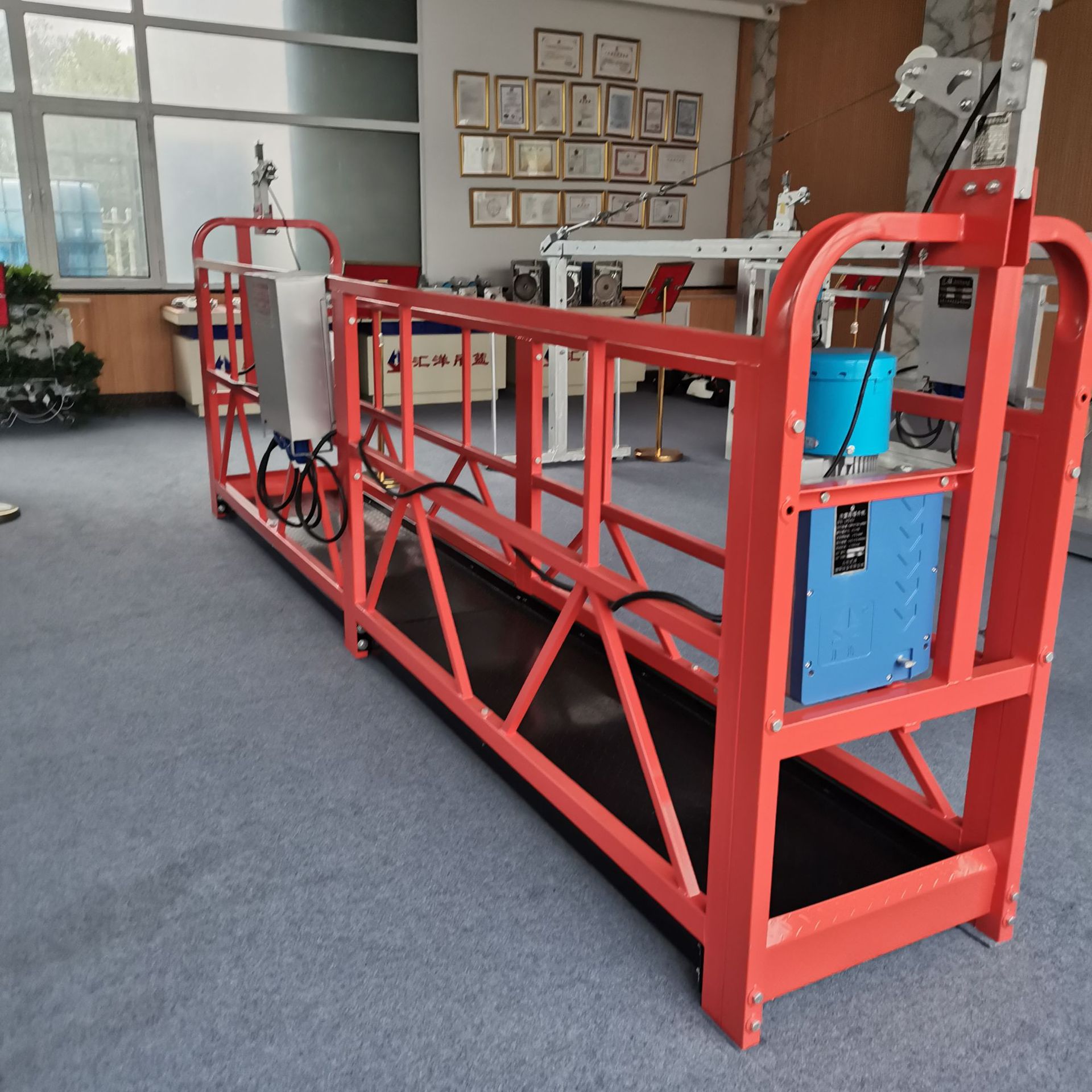 广告牌安装吊车吊篮 来图定制高空作业吊框 1.