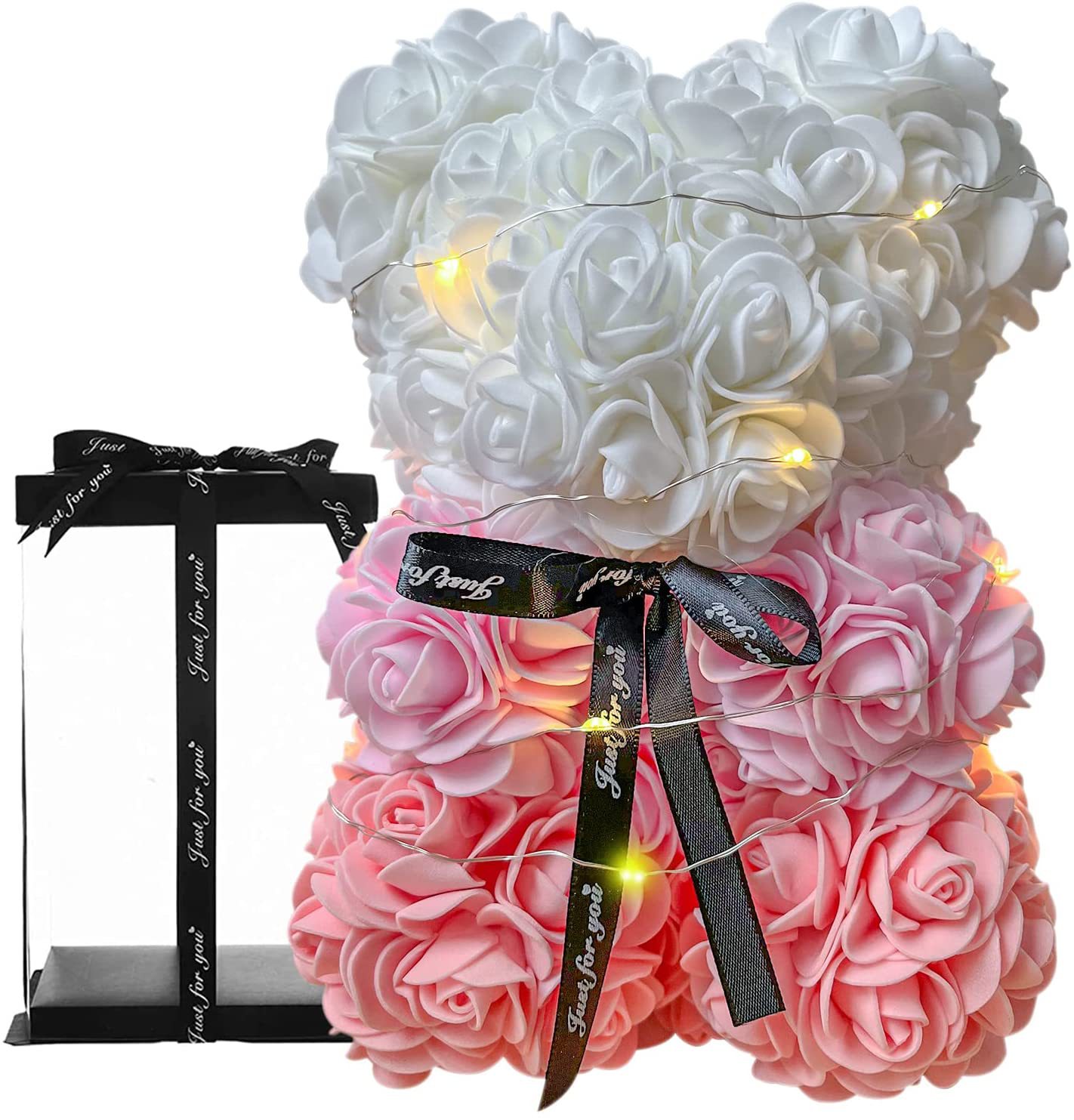 PE Flower Simulation Eternal Rose Bear DIY Foam Bear Valentine's Day Mother's Day Christmas