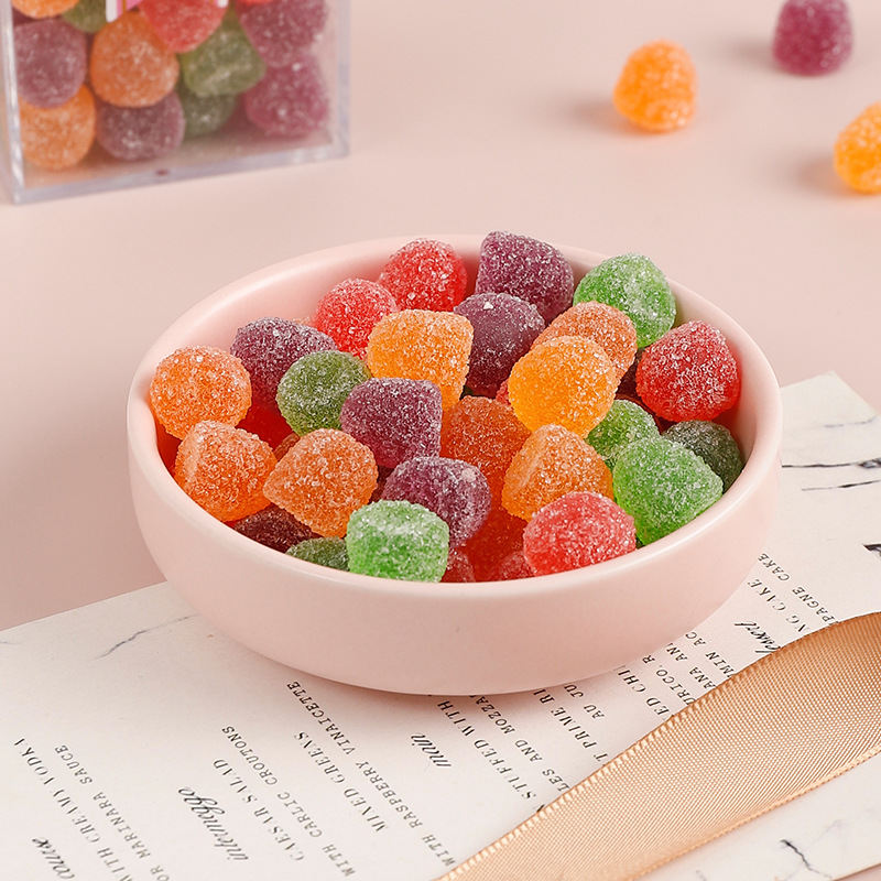 礼盒接吻糖 花香玫瑰花维c果汁软糖无蔗糖薄荷糖香体糖网红糖