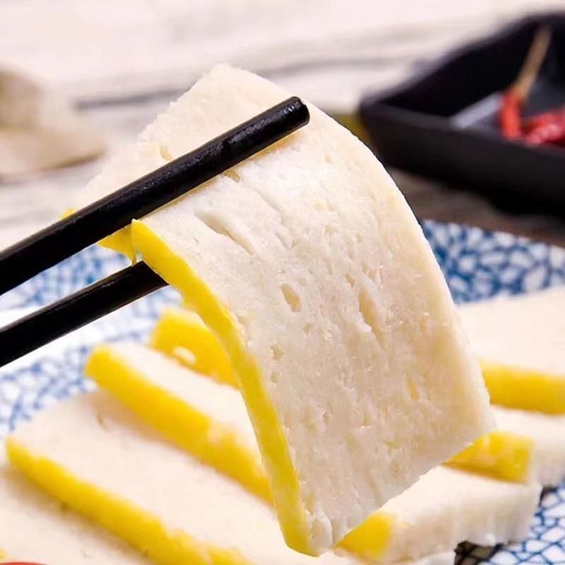 湖北特产荆州鱼糕农家纯手工鱼饼350g鲜活草鱼糕新鲜火锅食材鱼膏