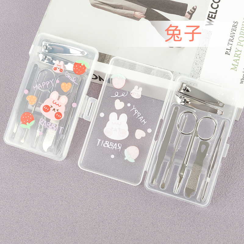 Internet Celebrity Cartoon Nail Clippers Household Manicure Tool Set 7-Piece Gift Nail Clippers Nail Clippers Set