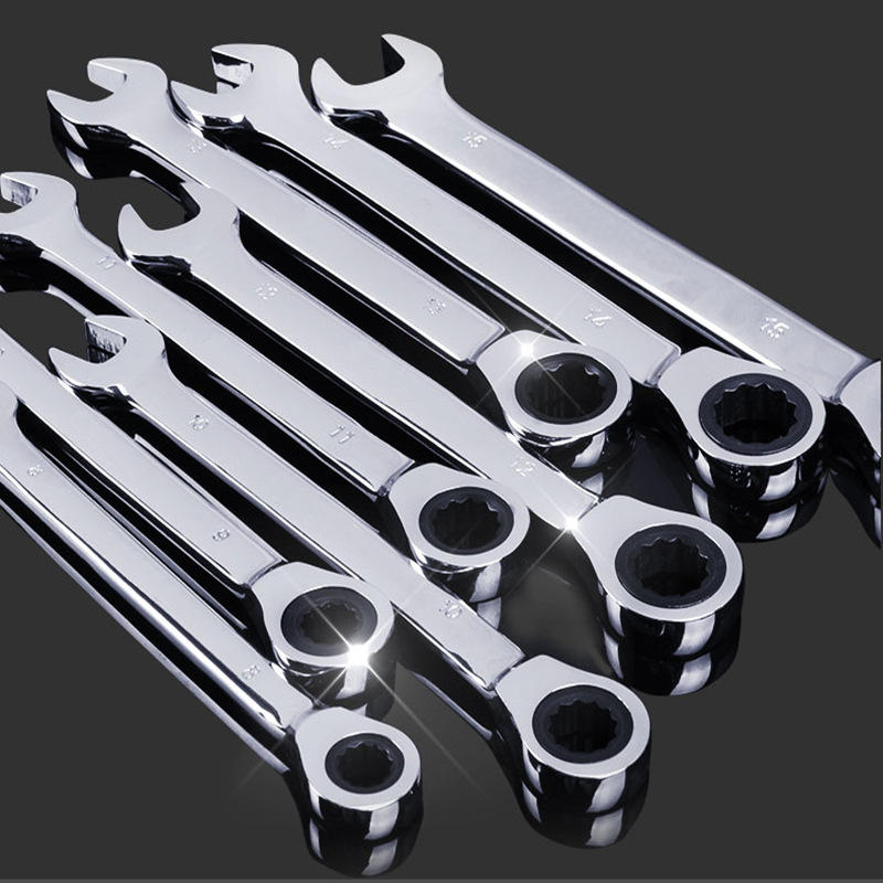 快速两用棘轮扳手套筒扳子万用工具套装两用梅花扳手汽修汽保五金