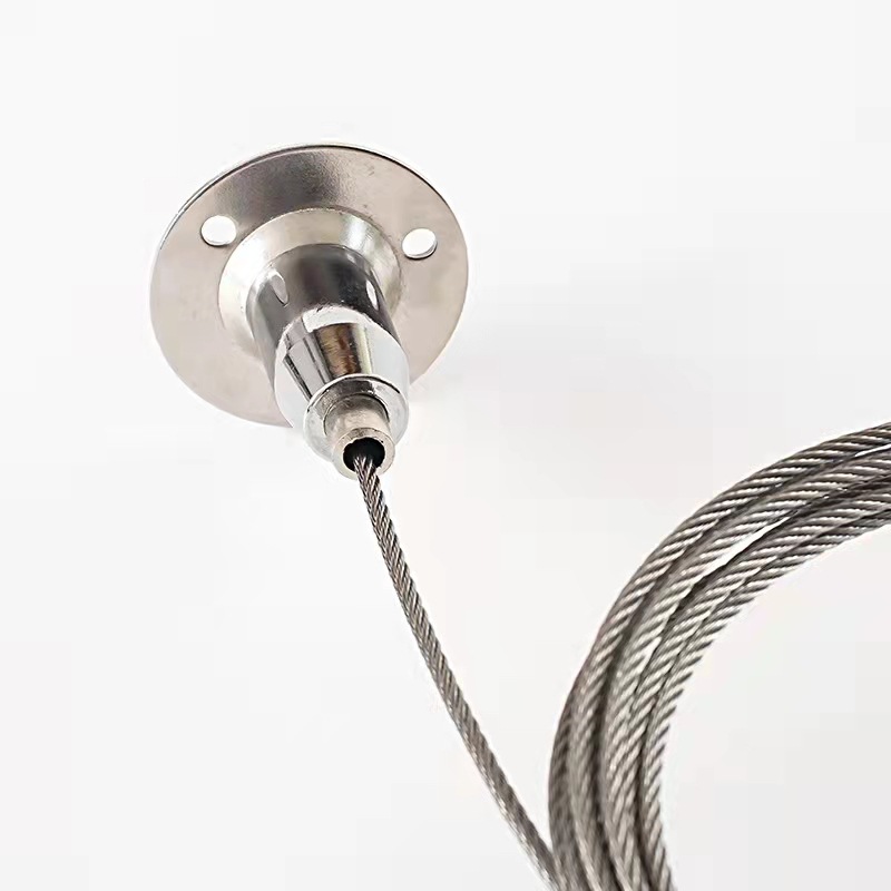 厂家直供钢丝绳卡线器调节钢丝绳led灯饰吊绳锁线器不锈钢掉线