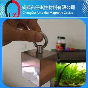 新款成都磁铁 深水吸铁器打捞强力磁铁水中寻铁吸重50kg-阿里巴巴