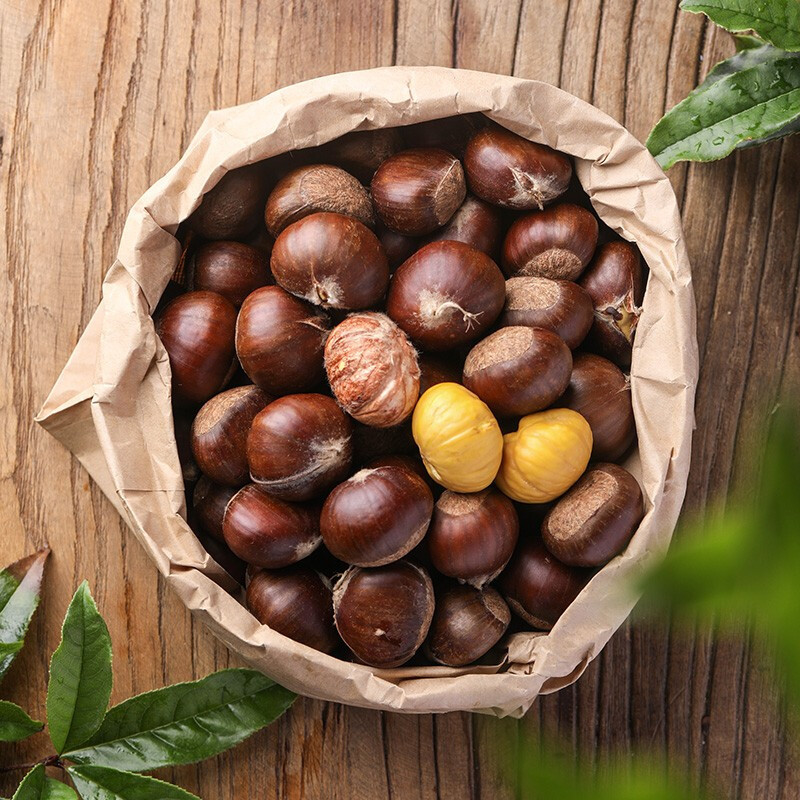 22年板栗 迁西板栗 生 新鲜   栗子 大油栗燕山甜糯 小毛板粟