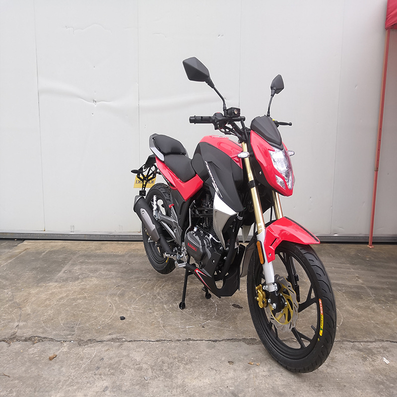 二轮摩托车汽油ak150外贸南美秘鲁二轮摩托车 载人载货男装摩托车