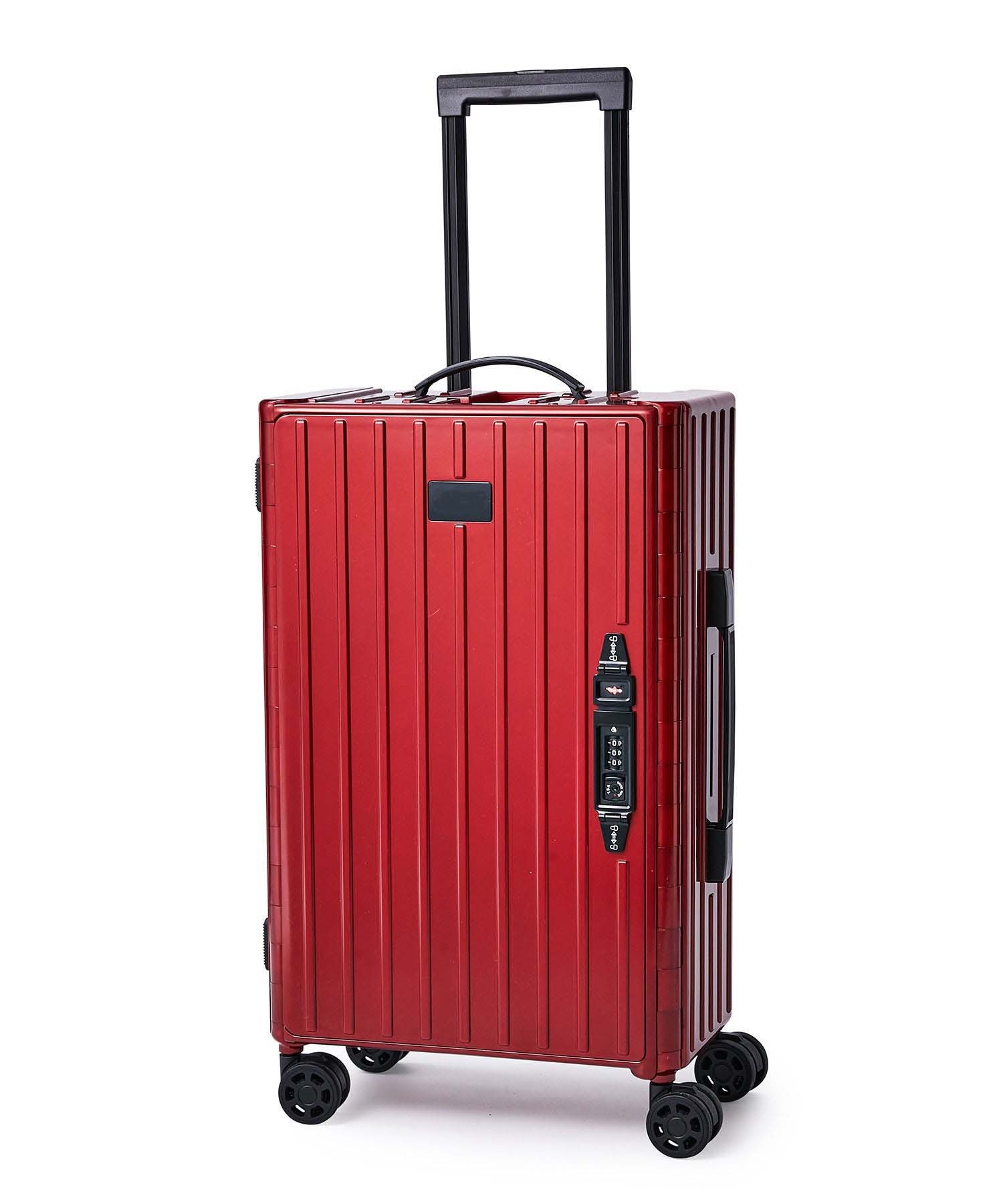 红色高级20寸-商务旅游外出可折叠便携易收纳超薄行李箱(logo)