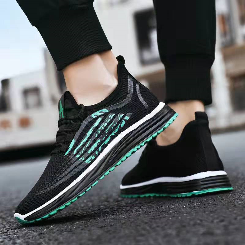 One Piece Dropshipping Pumps Men's Sneaker Lace-up Comfortable Light Running Shoes Soft Bottom Korean Fashion Wholesale