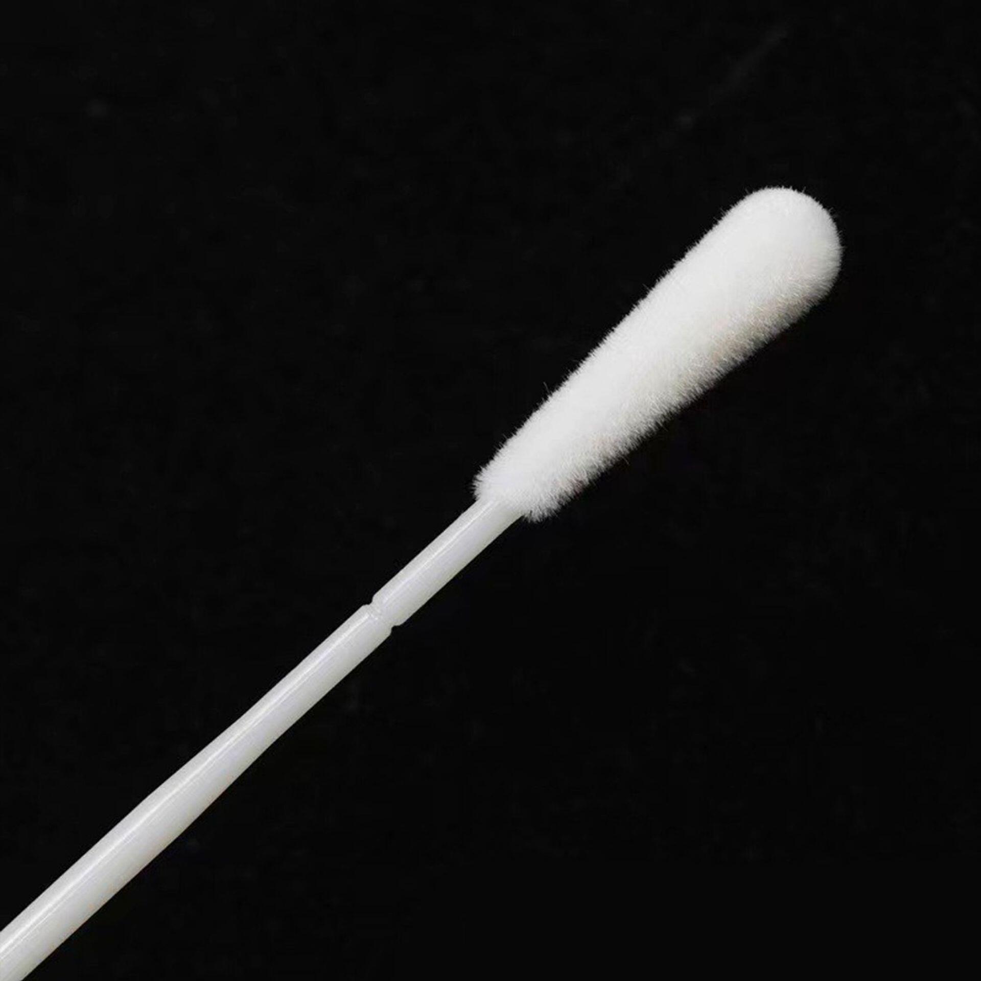 批发 海棉擦拭子病毒采样植绒棉签 核酸断点咽拭子植绒拭子