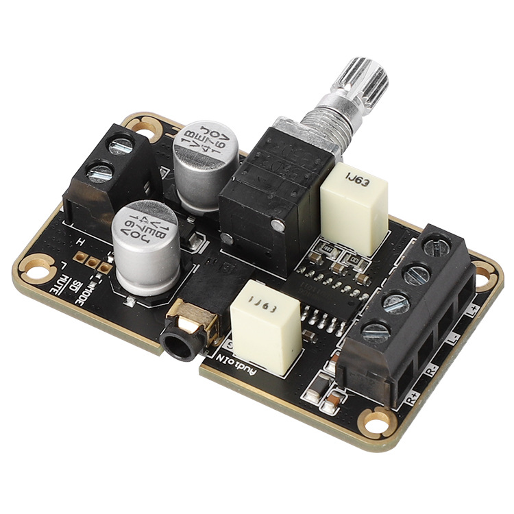 pam8406 d类数字功放板 diy音箱5w 5w功放 双声道立体声功放模块