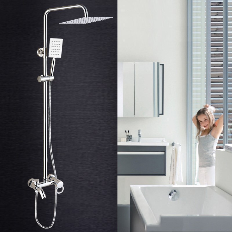 箭牌arrОw三档淋浴龙头淋浴花洒套装浴室套装卫生间淋浴器轻奢